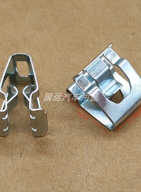 适用特斯拉ModelY Model3ModelSX仪表中控台桃木饰板铁钢卡扣卡子