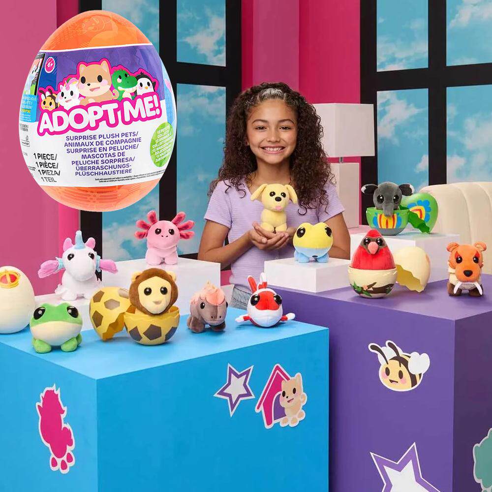 adopt me 四代罗布乐思收养我神秘宠物毛绒玩具公仔潮玩盲盒女孩