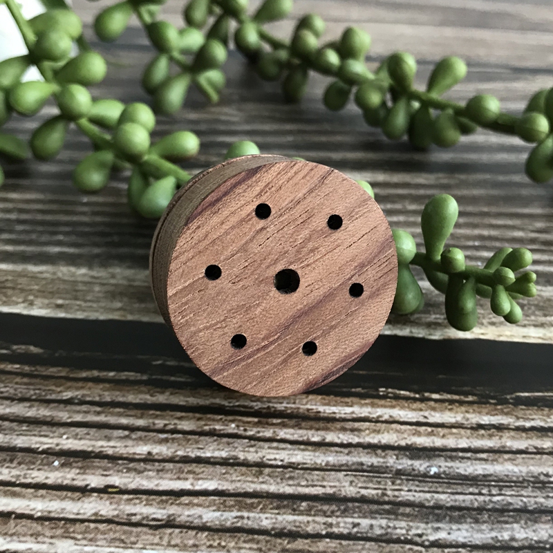 悠闻车载精油扩香木花梨木天然