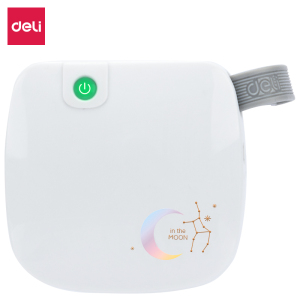 得力（deli） X3三代相印宝 学生错题整理打印 照片备忘手账 口袋便携式蓝牙标签热敏打印机 白色