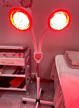 双头烤灯美容院专用取暖加热光远红外线理疗灯泡家用卧室烤电仪