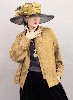 75031秋季新款爆款时尚百搭气质复古休闲外套