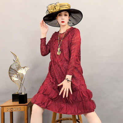 2025新款黑色长袖连衣裙