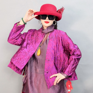 8603春秋季 高贵上档次浮雕提花中国风加衬短外套 爆款