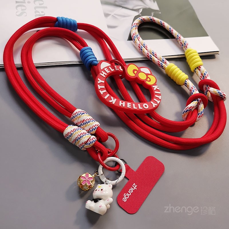 手机挂绳长款斜挎可调节肩背图片