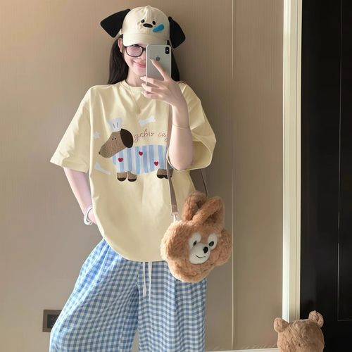 女纯棉家居服不起球不褪色可外穿