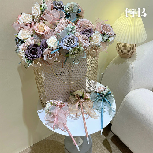 教师节礼物笔送女老师花朵女生款