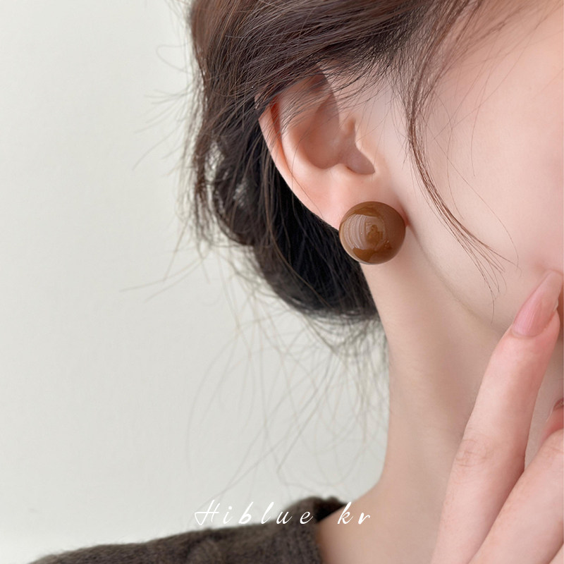 美拉德秋冬轻奢高级感耳钉女2026新款爆款耳饰时尚气质小众耳环,饰品/流行首饰/时尚饰品新,耳钉,淘宝优惠券,粉丝福利购,淘宝优惠卷