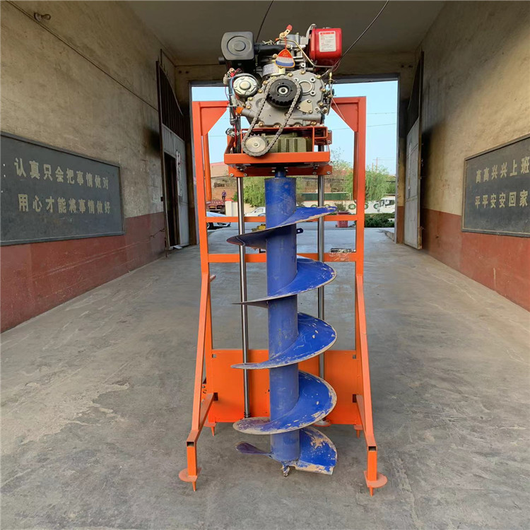 柴油支架打洞机省工省时
