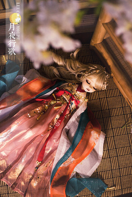 月夜行歌巨婴手工古装娃衣