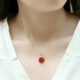 Ониксовая подвеска, цепочка, 12mm, серебро 925 пробы