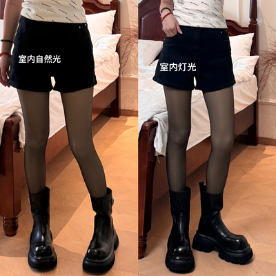 【Valkyvia/悠悠奢品】【黑透肤】光腿神器高腰塑身美体裤 -5159