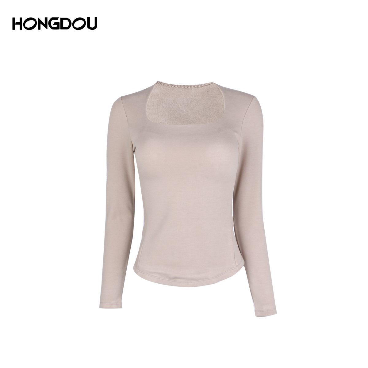 【小蛮腰3.0】秋冬修身显瘦U领长袖打底衫-2755