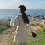 新款21秋季风衣外套006-607-P115-K168，女装风衣，浙宝113