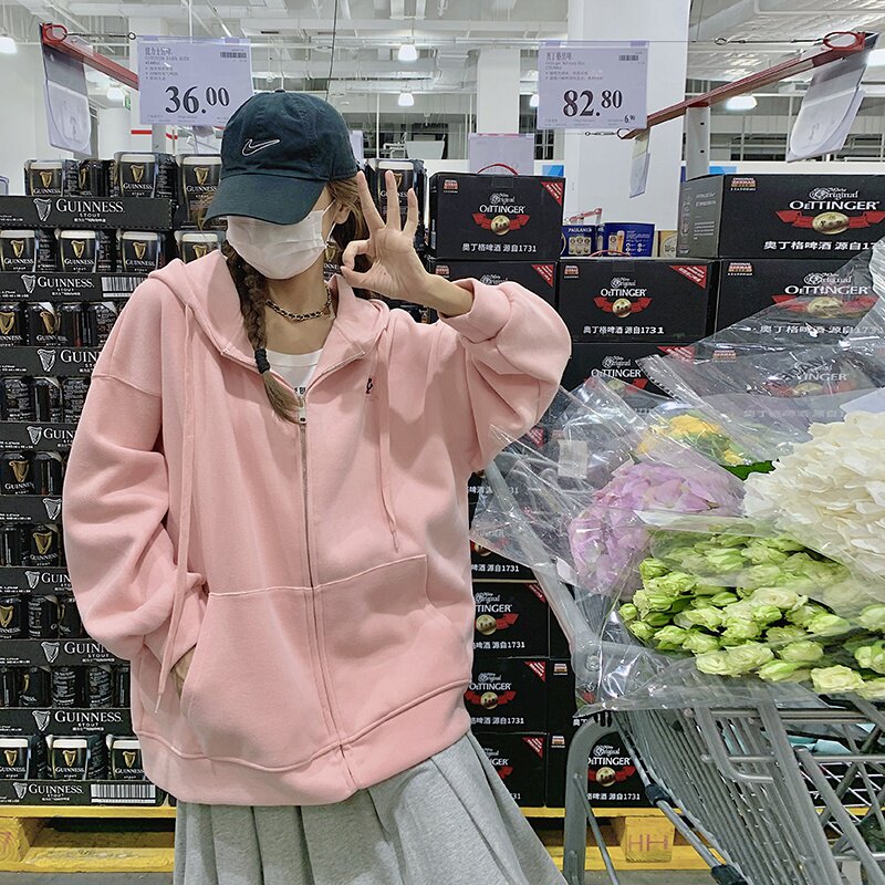 【现货】休闲减龄卫衣外套连帽衫655-P115-K168,女装短外套,浙宝113