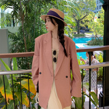 【现货】粉条纹西装外套692-P130-K188，女装西装，浙宝113