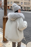 【现货】大毛领连帽棉衣669-P180-K268，女装棉衣/棉服，浙宝113