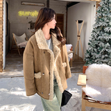 【新款】麂皮仿皮草皮毛一体252-P185-K268，女装派克服，浙宝113