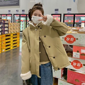 【出货中】内里羊羔毛工装风派克服 221-P175-K258,女装派克服,浙宝113