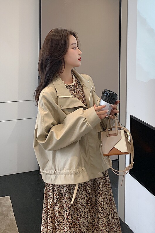 【现货】休闲PU短款皮衣8866-p120-k188,女装皮衣,浙宝113