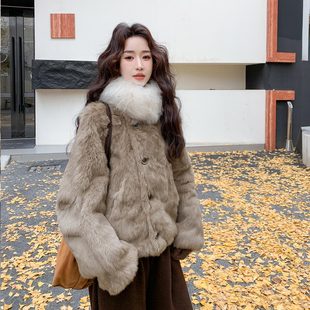 P225 A25 两面穿麂皮绒环保皮草 K318 首发新款