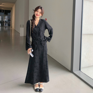 新中式提花套装裙子女2025春季新款复古优雅气质上衣半身裙两件套图片
