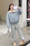 【现货】90羽绒内胆针织领拼接蛋白皮羽绒服519-P255-K368，女装羽绒服，浙宝113