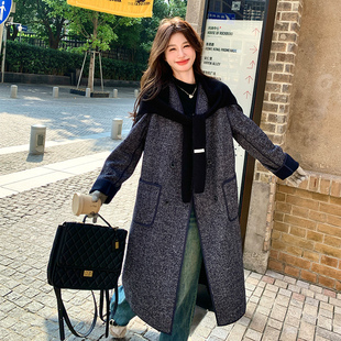 K348 P255 现货50羊毛两面穿带披肩双面呢 C58