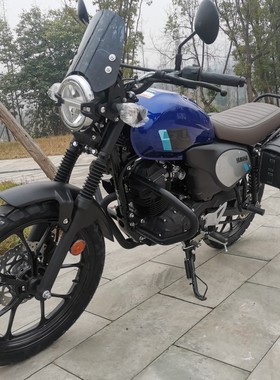 雅马哈复古GT150保险杠防摔杠JYM150-8A改装配件扶手后货架边包架