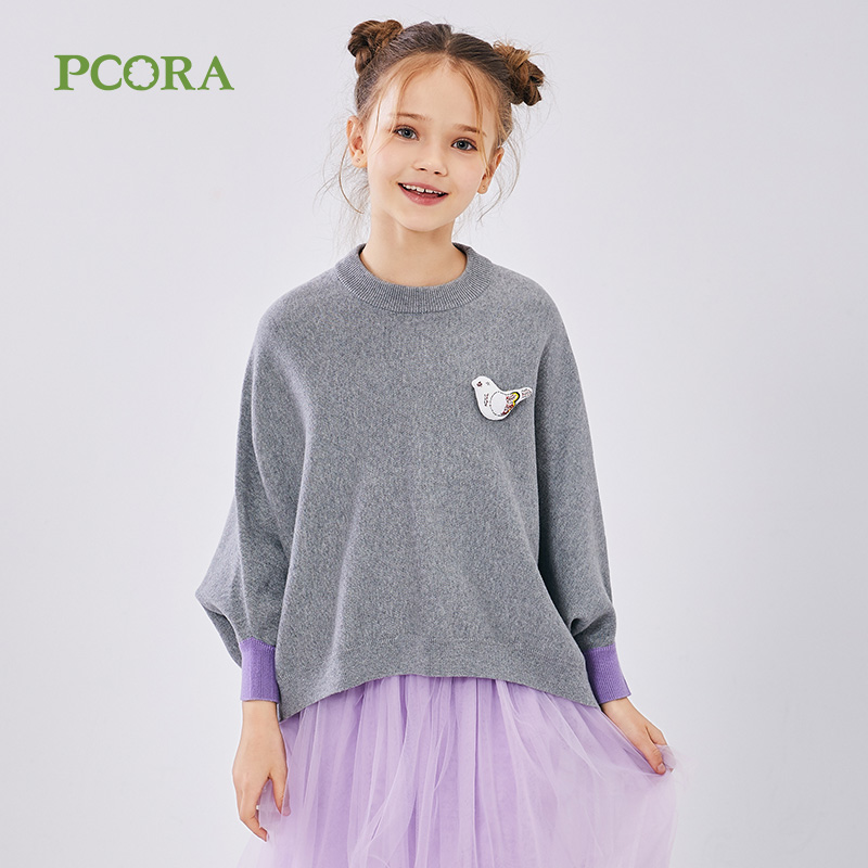 出口纯色时尚风内搭圆领新款毛衣