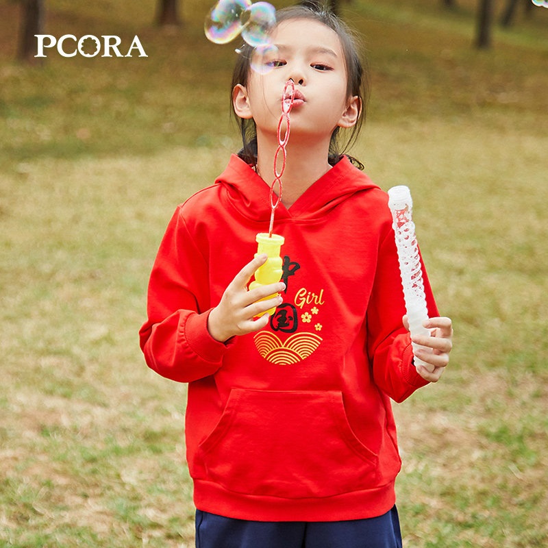 巴柯拉专柜同款中大童女孩卫衣