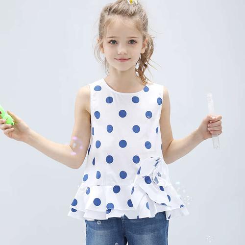 巴柯拉女童无袖背心上衣