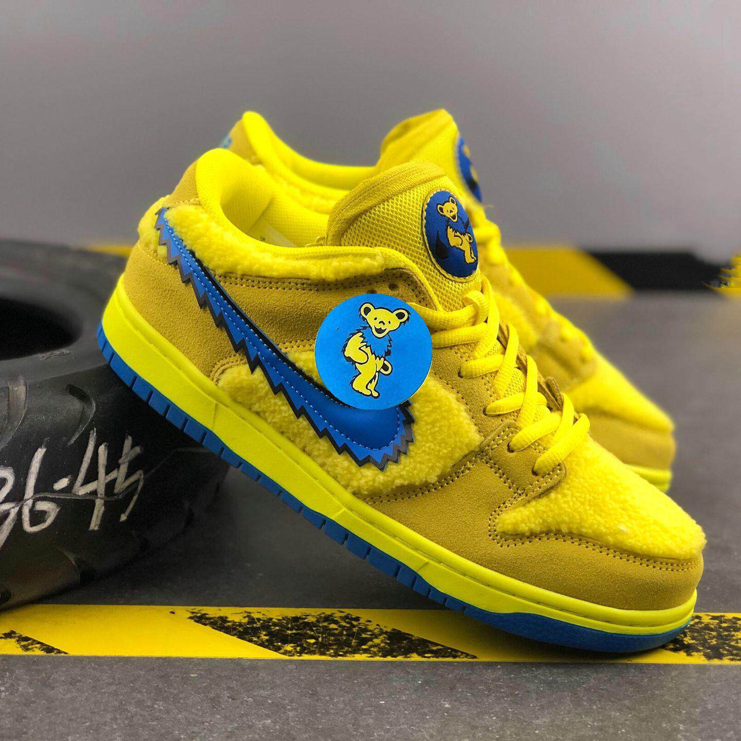 秋冬季新款跳舞小熊毛绒板鞋舞蹈鞋低帮运动鞋韩版百搭女鞋情侣鞋