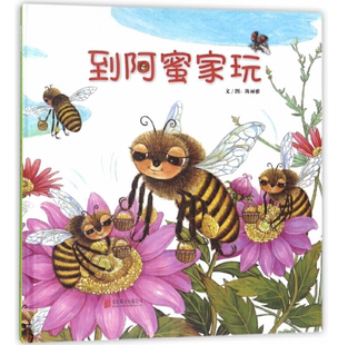 到阿蜜家玩 启发正版绘本 细致入微的画面具有设计感的大拉页