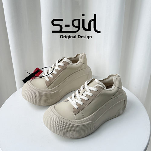 SGIRLTWTW丑萌大头厚底休闲鞋女