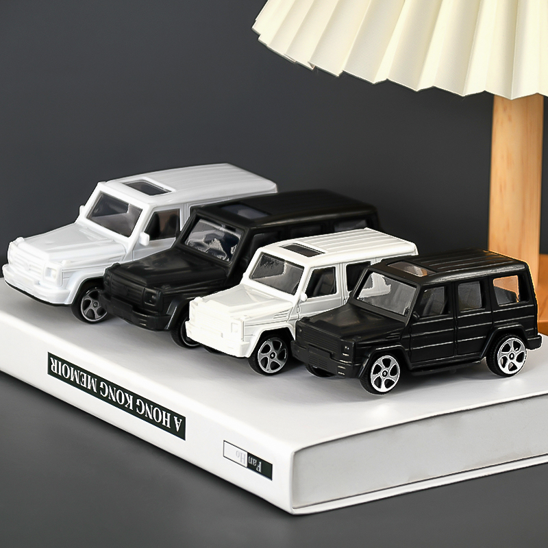 父亲节汽车蛋糕装饰摆件合金越野