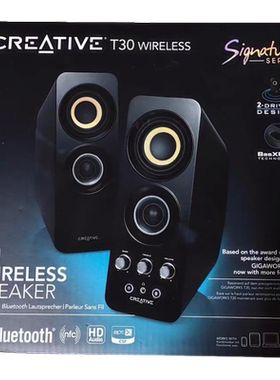 Creative/创新 T30 WIRELESS 创新T15 蓝牙HIFI 发烧人声无线音箱
