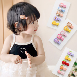 石川印象儿童发夹可爱卡通水果宝宝发卡迷你婴儿刘海夹子女孩头饰
