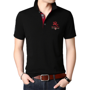 时尚休闲短袖T恤男棉质POLO衫夏季男士潮流绣标半袖体恤D8203-P65图片