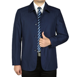 爸爸夹克外套男薄款春秋季新款男装中年男士休闲上衣服N1811-P135，男装夹克，电商B212（原钱塘6029）