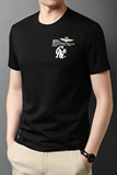 纯棉t恤短袖男2021秋季潮流印花半袖上衣服打底衫QLM88205-P70，男装T恤，电商B212（原钱塘6029）