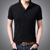 商务休闲翻领刺绣Polo衫男士中青年潮流百搭T恤夏AJY2133-P60，男装T恤，电商B212（原钱塘6029）