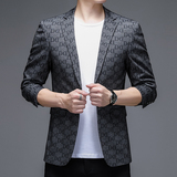薄款春秋季西服男纯色百搭商务休闲便西西装外套KCN2276-1-P165，男装西服，电商B212（原钱塘6029）