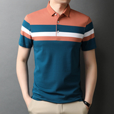 2021新款时尚潮流男装纯棉上衣服商务休闲polo衫体桖QLM88101-P75，男装T恤，电商B212（原钱塘6029）