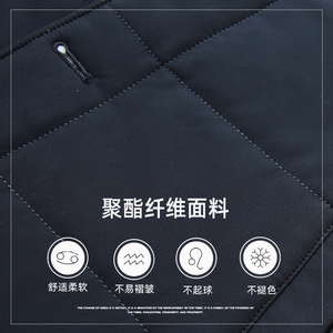 冬季中年男棉衣加厚中老年人男装立领棉服爸爸冬装外套HC2081P175图片