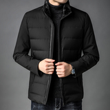 冬季外套羽绒服男90白鸭绒休闲男士脱卸水貂毛领冬装K28-P260，男装羽绒服，电商B212（原钱塘6029）