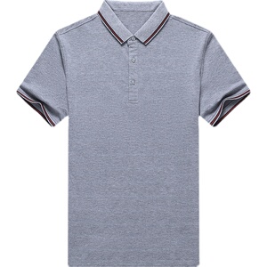 夏季纯棉短袖男士翻领T恤商务休闲刺绣POLO衫男半袖AJY2151-P60图片
