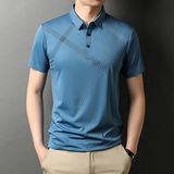 2021夏季新款短袖t恤男翻领宽松半袖潮流纯色百搭QLM88138-P75，男装T恤，电商B212（原钱塘6029）
