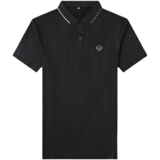 男士翻领短袖POLO衫男夏季休闲简约纯色刺绣潮流T恤QLM88128-P75，男装T恤，电商B212（原钱塘6029）
