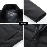 轻薄羽绒服男90白鸭绒冬季男士休闲水貂毛领冬装外套ZK28-P260，男装羽绒服，电商B212（原钱塘6029）